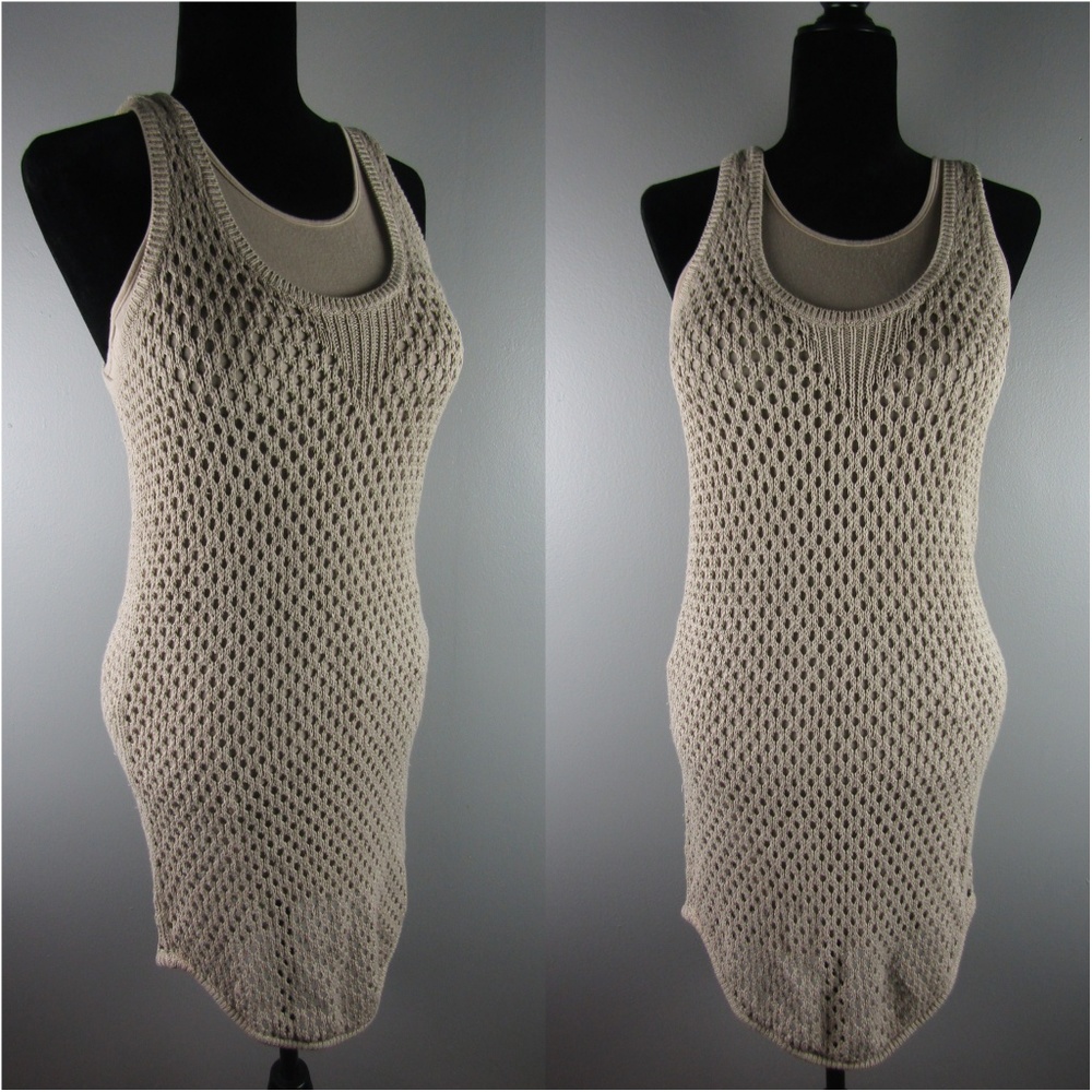 Club Monaco | Abigail Crochet Layered Linen Dress - Picture 2 of 5